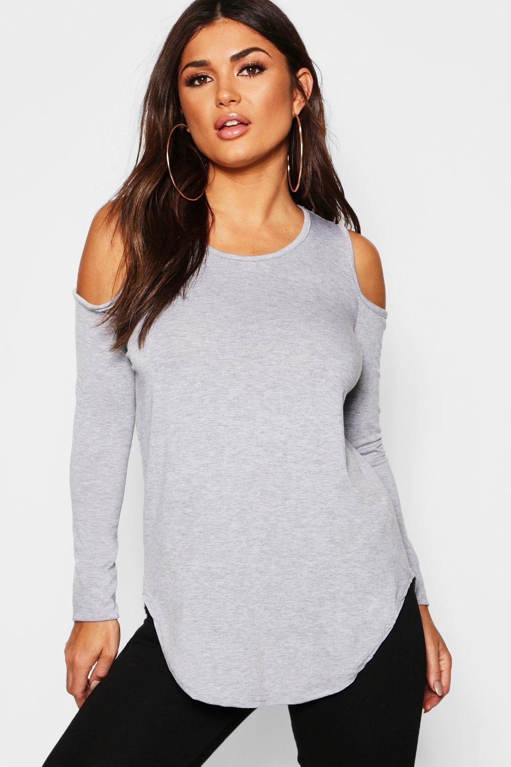 ladies cold shoulder tops uk